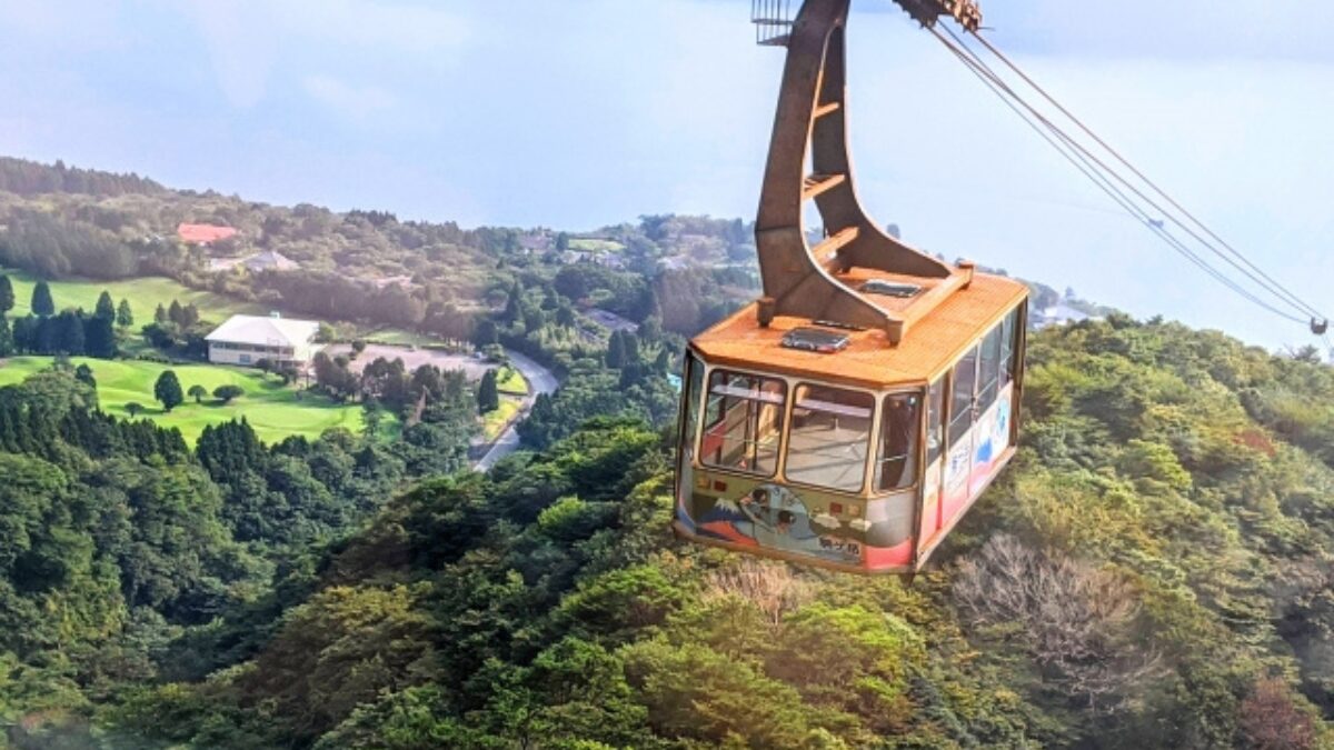 箱根のロープウェイ