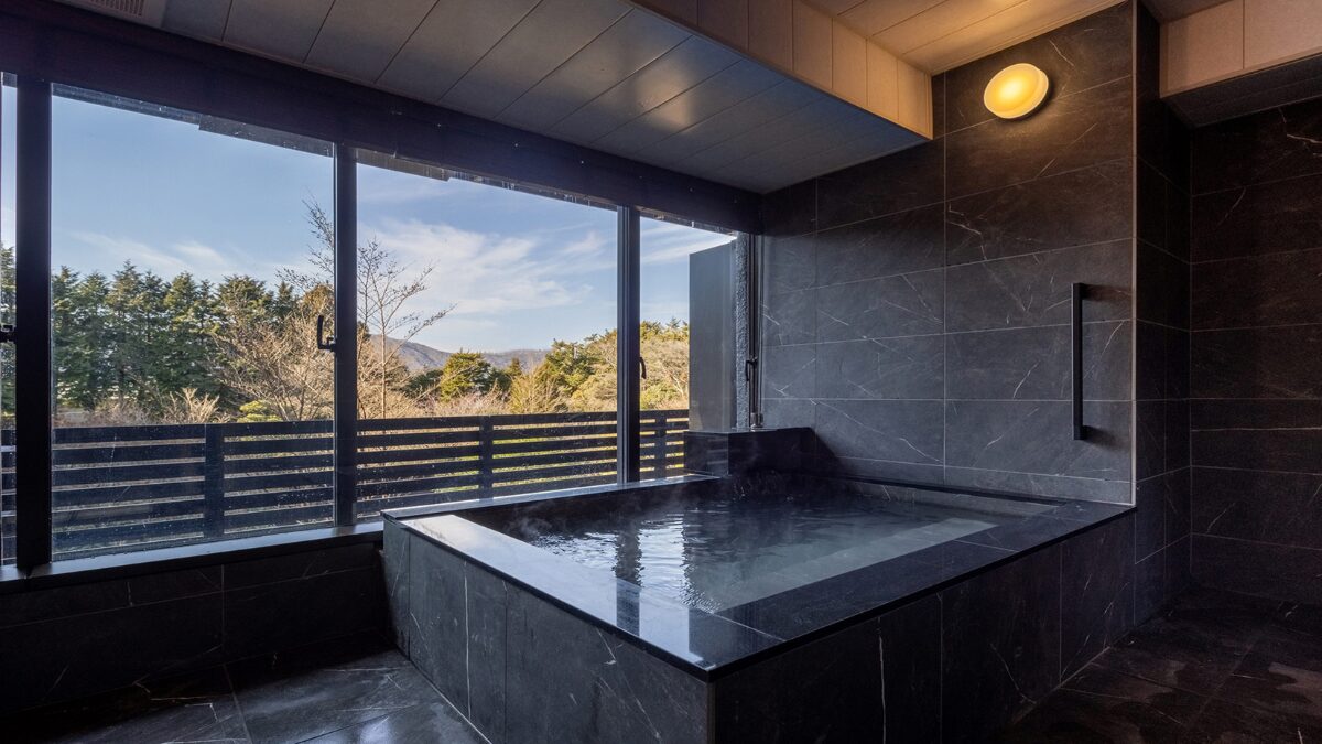 仙石原古今の露天風呂の様子