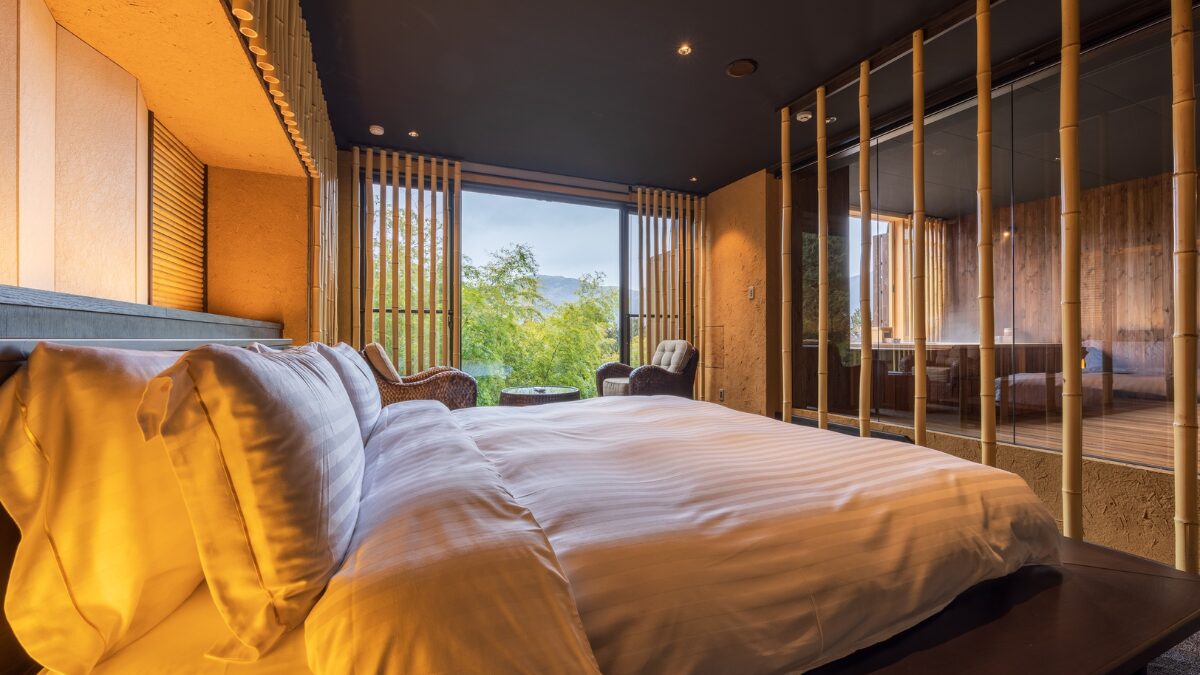 金乃竹　仙石原のベッドルームの様子