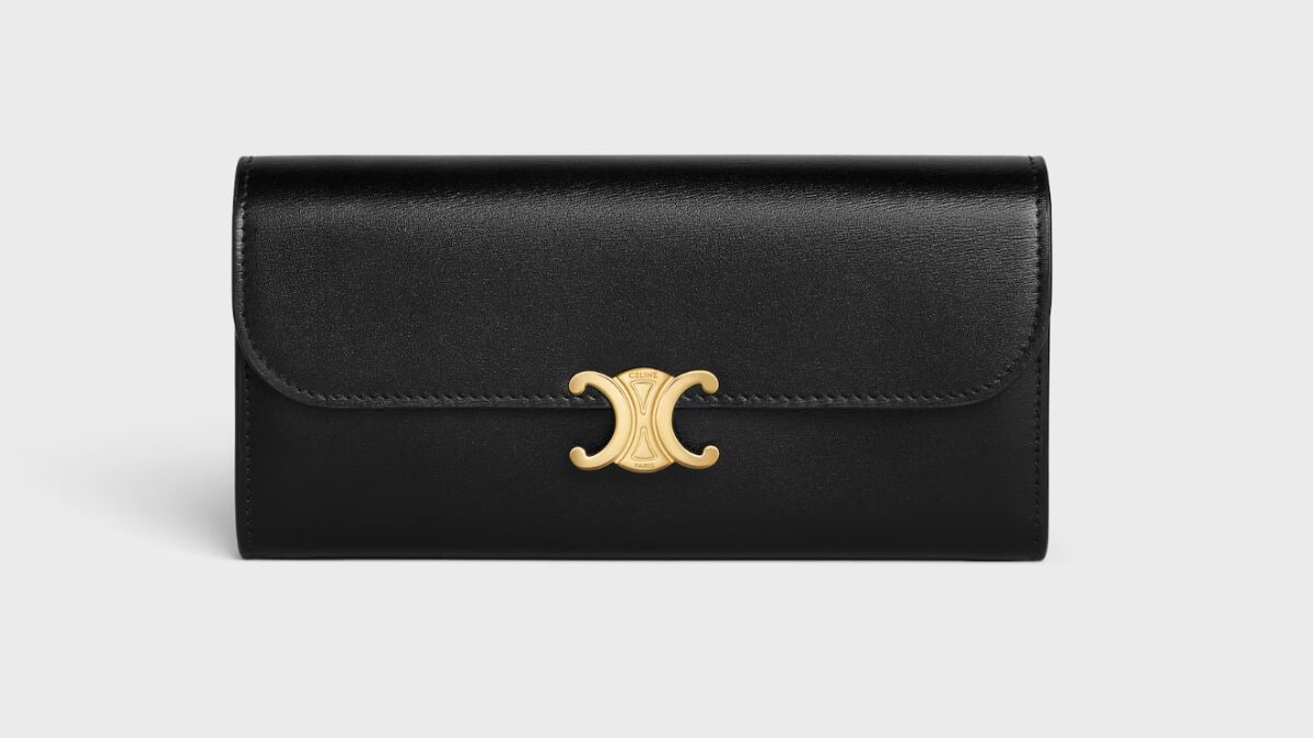 ラージウォレット トリオンフ / シャイニーカーフスキン