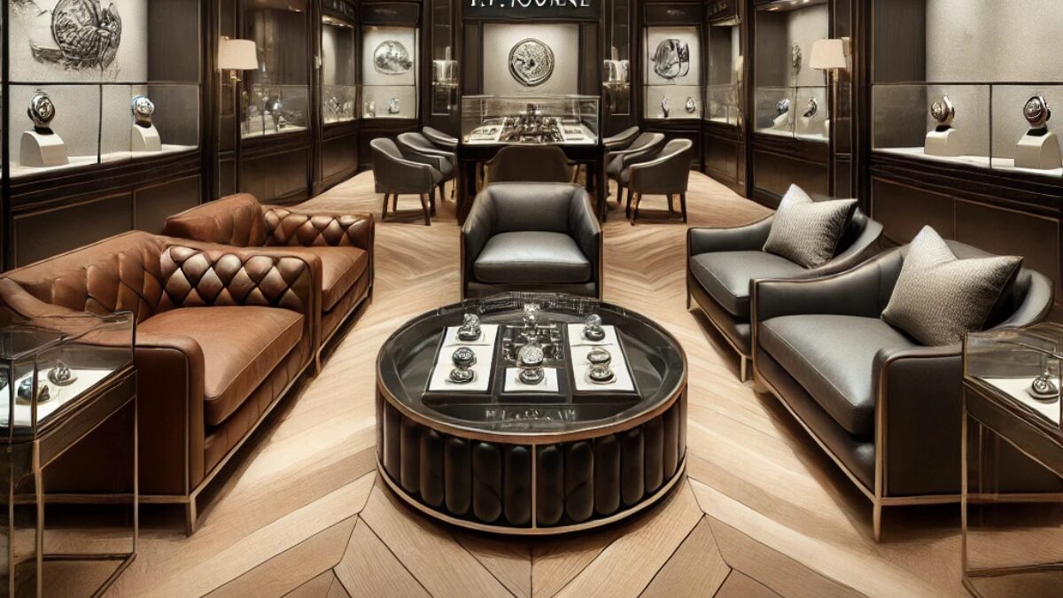こちらがF.P.ジュルヌの店舗をイメージした、ラグジュアリーで洗練された空間の画像