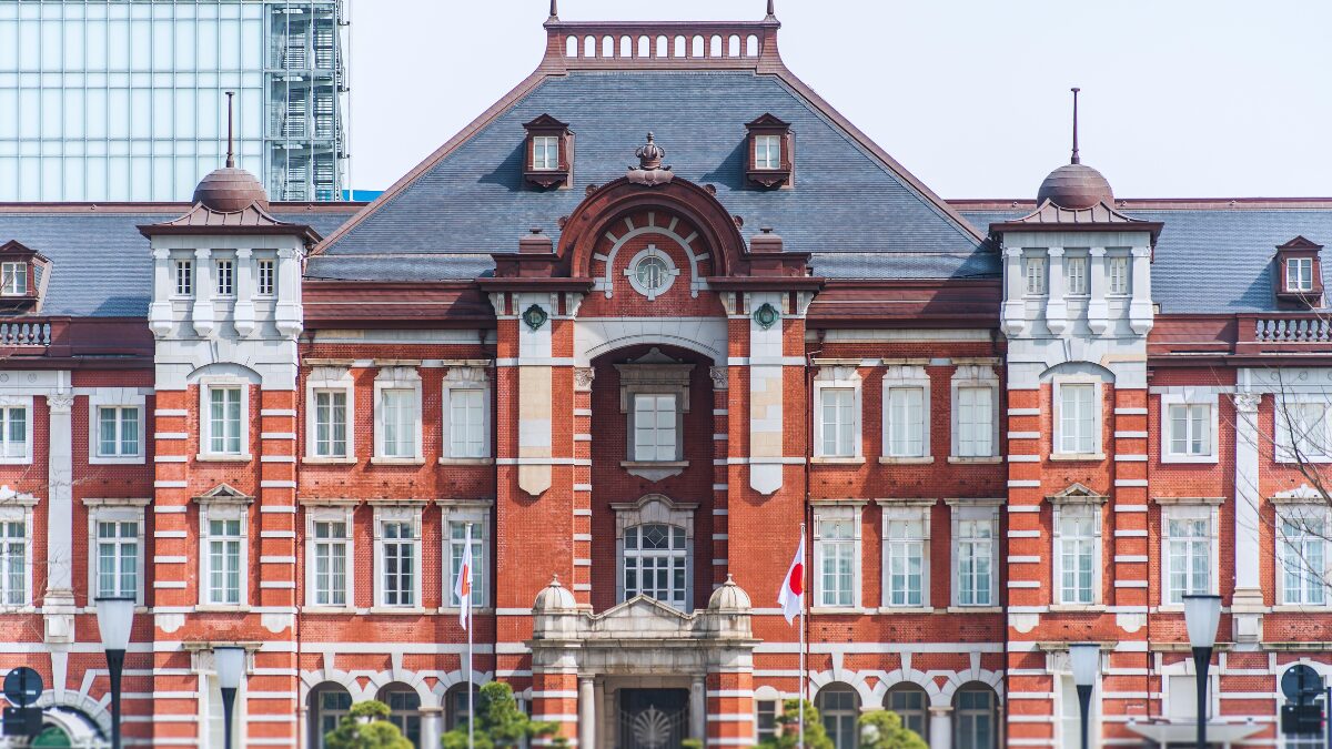 東京駅の外観正面
