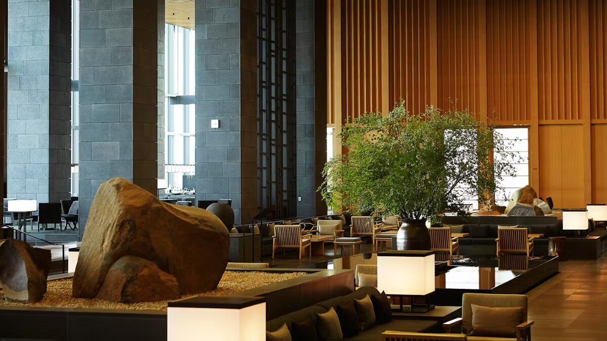 アマン東京のロビーの様子