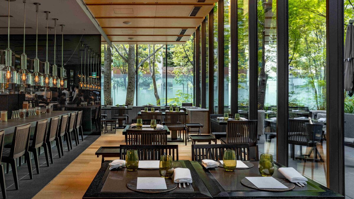 アマン東京のレストランの様子