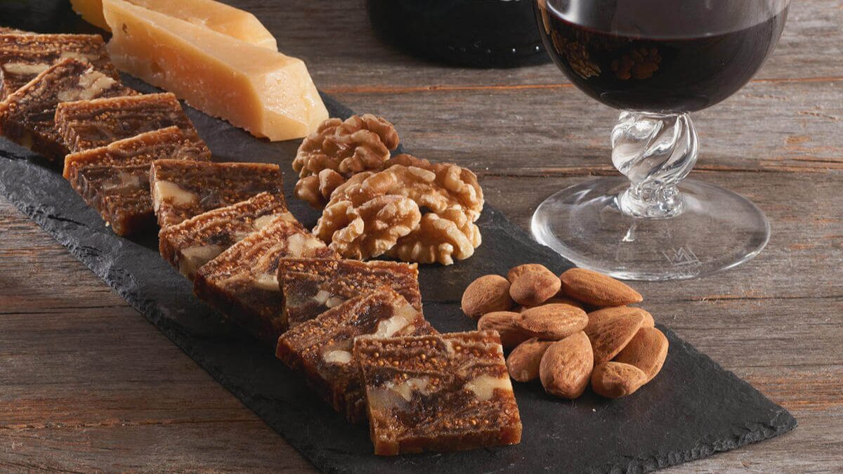 有機ドライフルーツの石畳