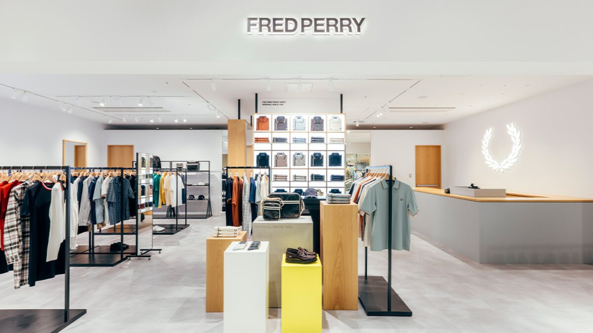 フレッドペリーの店舗の様子