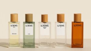 ロエベの香水のボトルが並んでいるイメージ画像