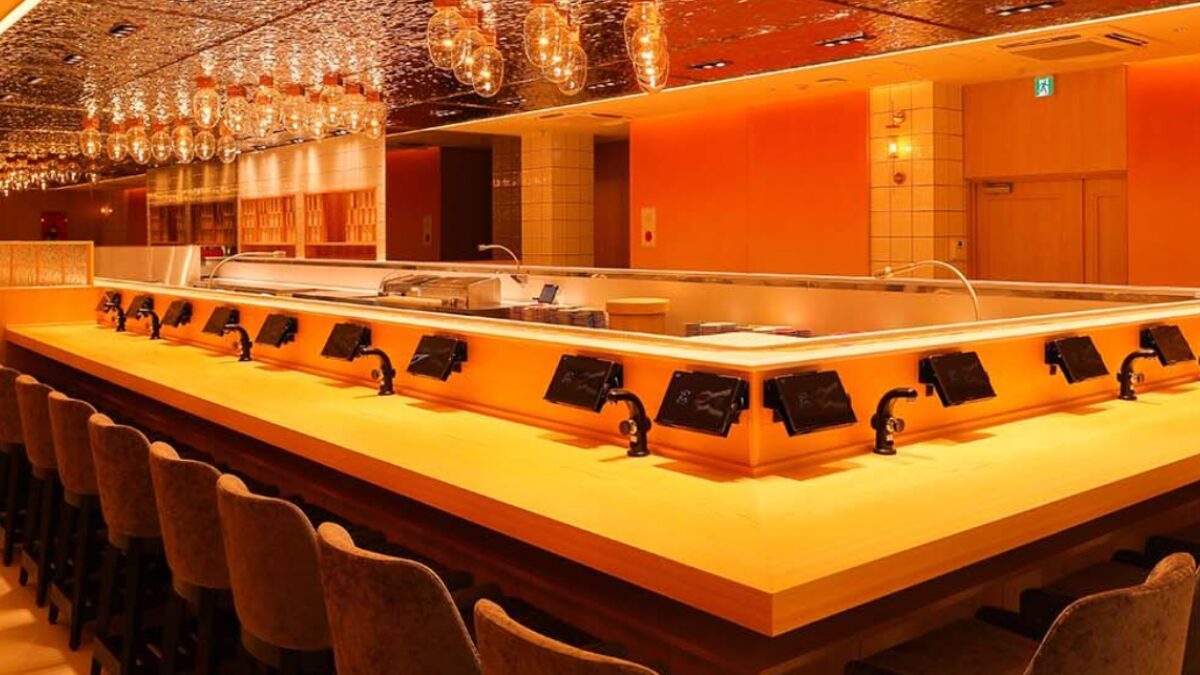 廻転鮨-銀座おのでらの店舗の様子