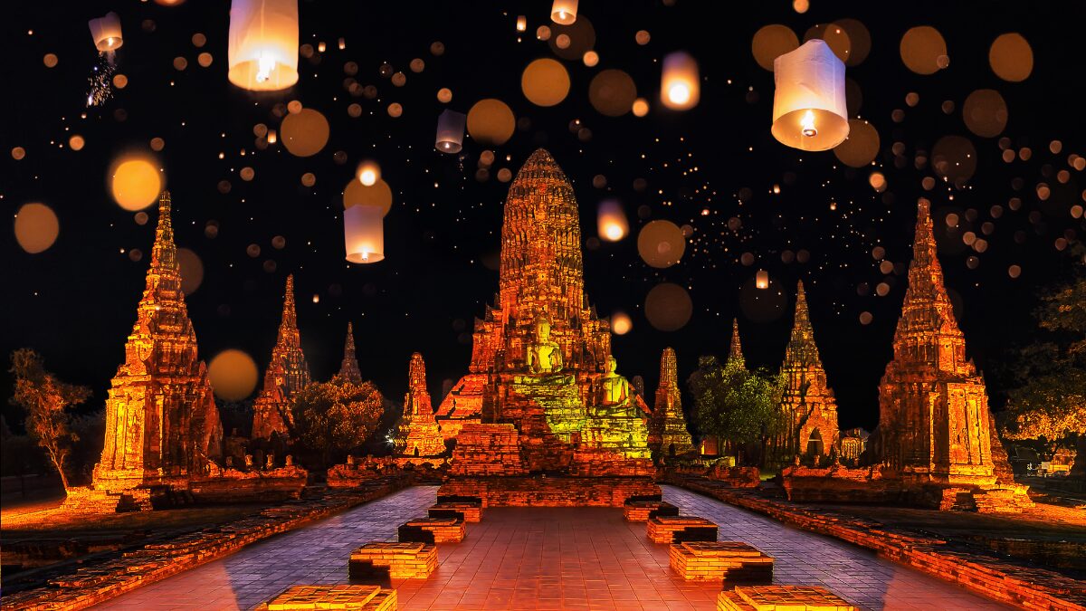 タイの幻想的な風景