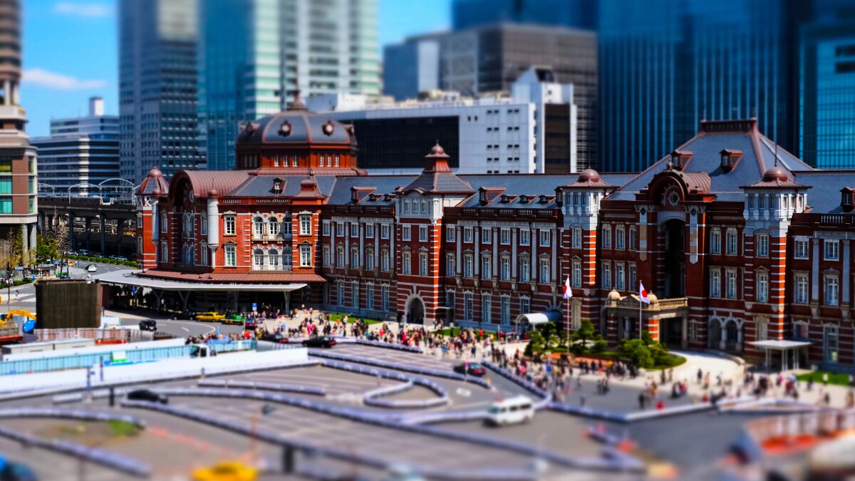 東京駅のミニチュア