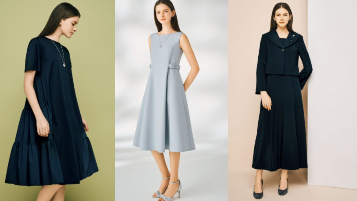 FOXEY（フォクシー）のドレスを着ている女性