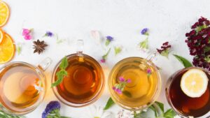 様々な紅茶が並んでいる画像